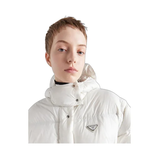 Re-Nylon convertible cropped down jacket