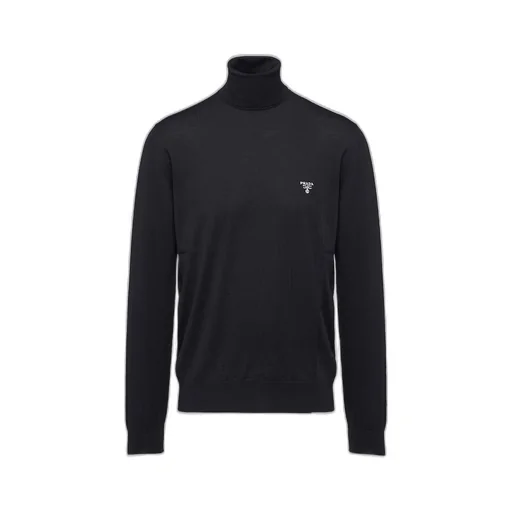 Superfine wool turtleneck sweater