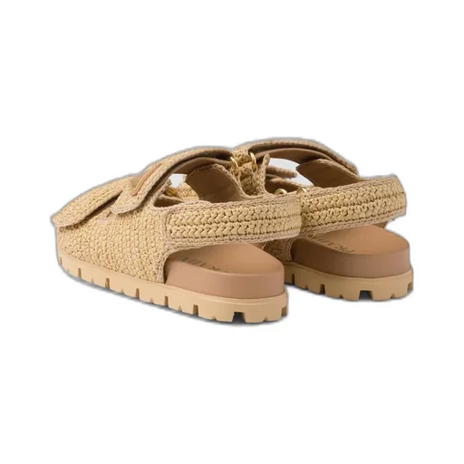 Crochet sandals