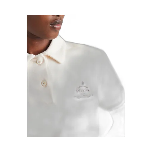 Fleece polo shirt