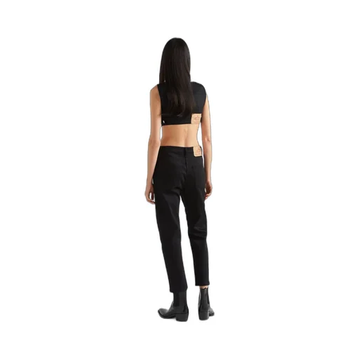Stretch denim five-pocket jeans