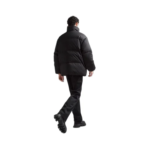 Medium-length Re-Nylon down jacket