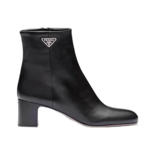 Leather booties