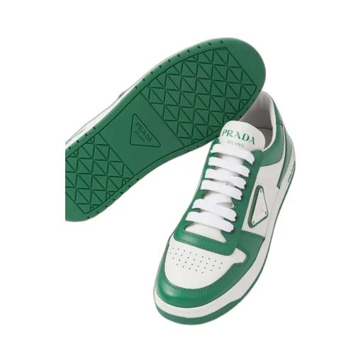 Downtown perforated leather sneakers