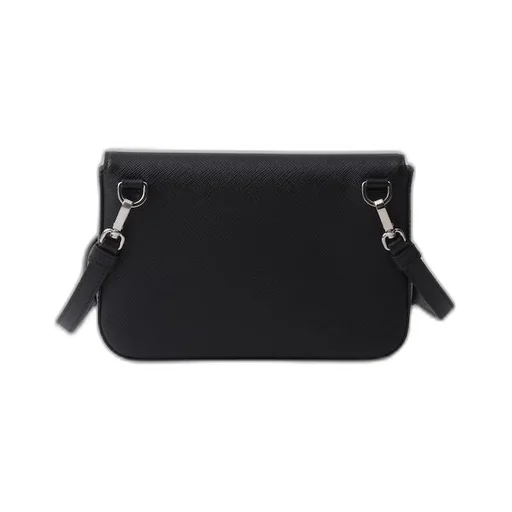 Saffiano leather shoulder bag