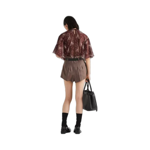 Printed georgette top