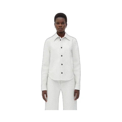 Intrecciato Leather Shirt
