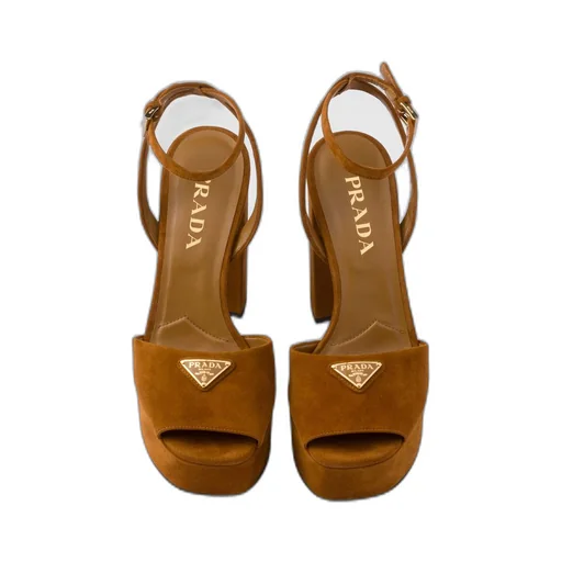 Suede platform sandals