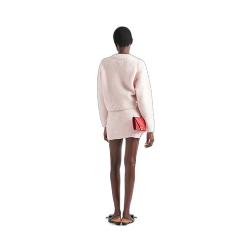 Shetland wool miniskirt