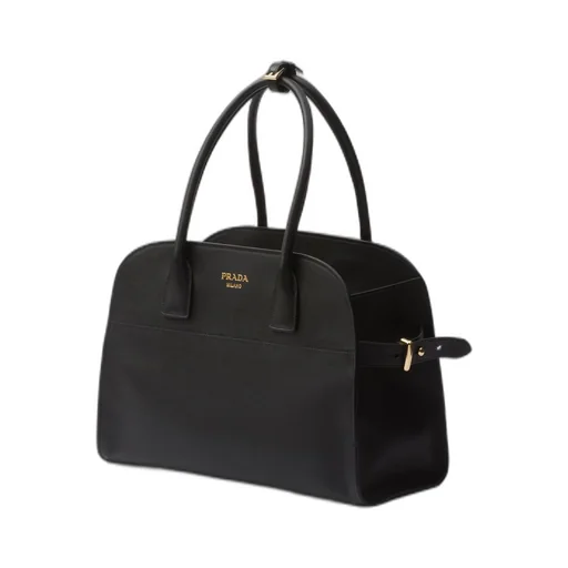 Medium leather tote bag