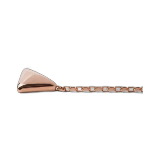 Eternal Gold necklace in pink gold with nano triangle pendant