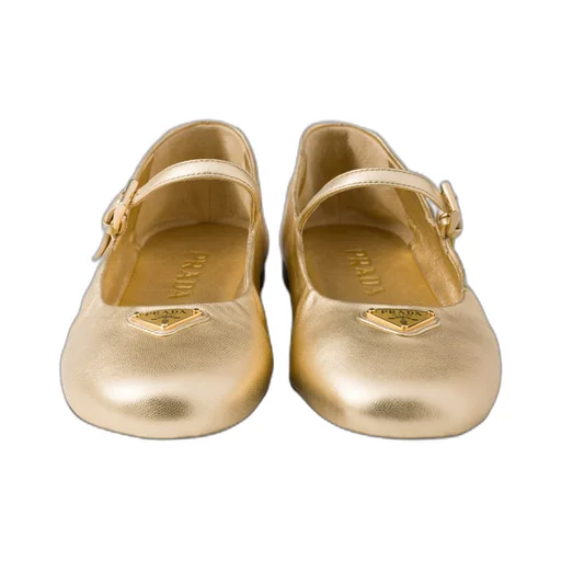 Mordoré nappa leather ballerinas