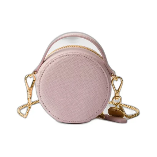 Saffiano leather mini-pouch