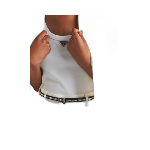 Suede belt