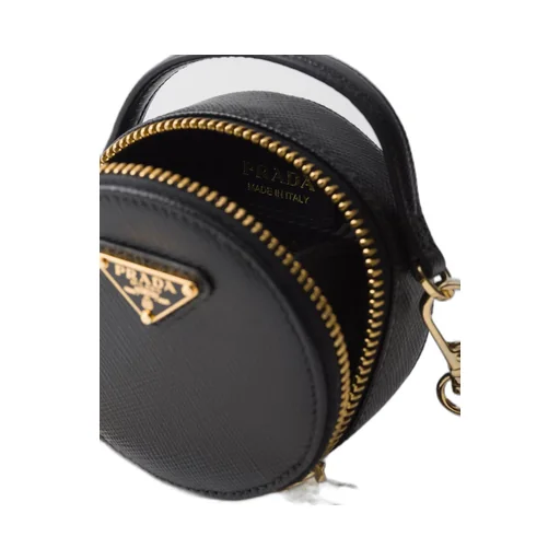 Saffiano leather mini-pouch