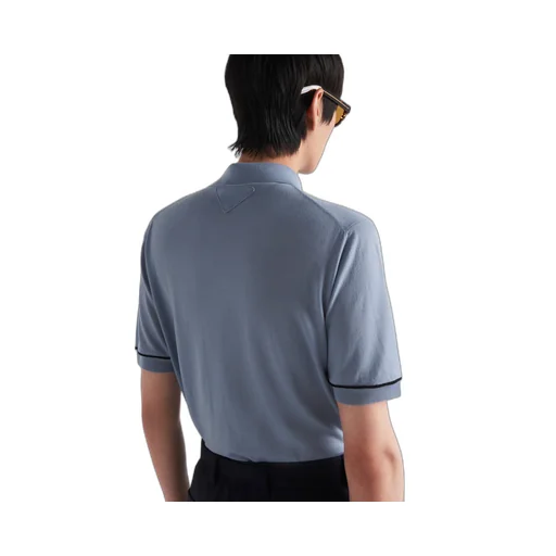 Wool polo shirt