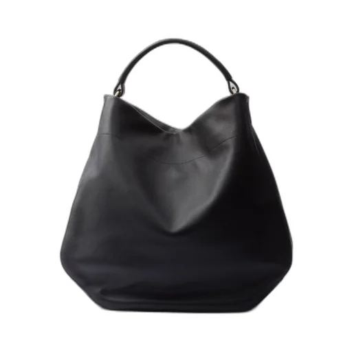 Large leather shoulder bag