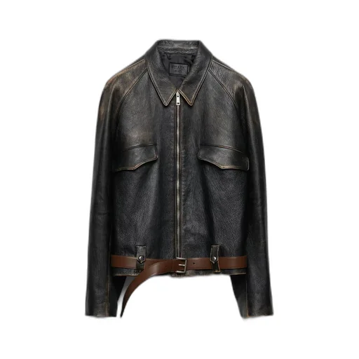 Nappa-leather jacket