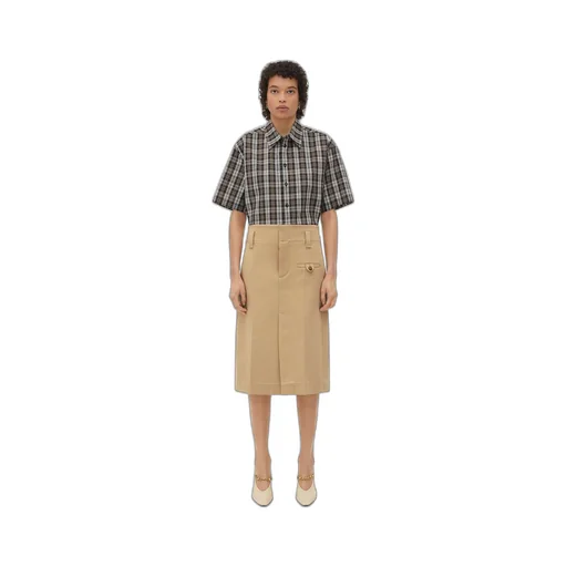 Cotton Canvas Skirt