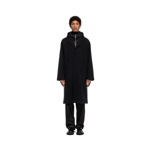 Wool blend coat
