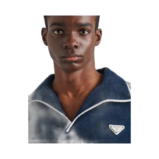 Short-sleeved heavy cotton shirt