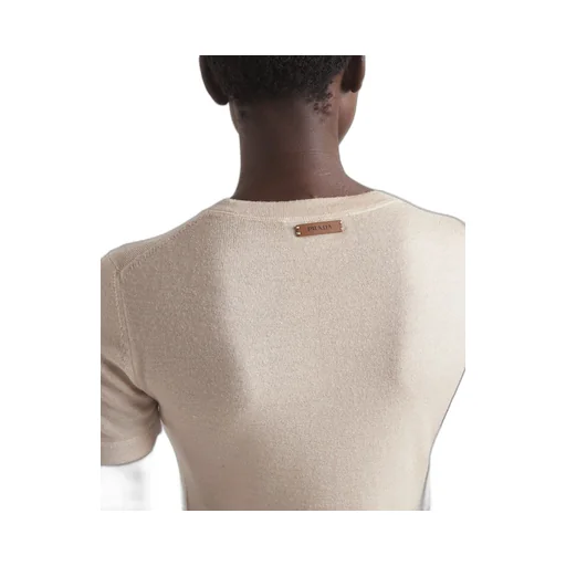 Wool and silk crew-neck sweater