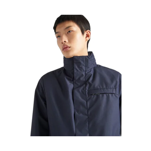 Technical fabric blouson jacket