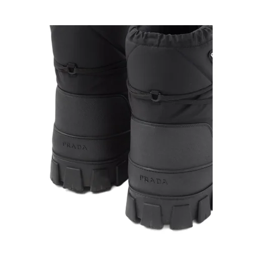 Re-Nylon gabardine après ski booties