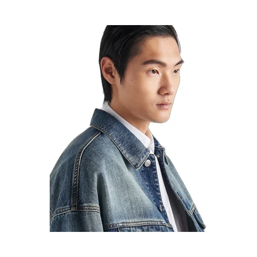 Denim trucker jacket
