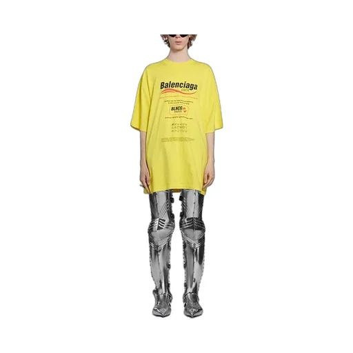 Dry Cleaning Boxy Logo Printing Loose T-Shirt