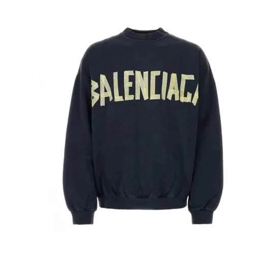 Tape Type Crewneck Sweatshirt