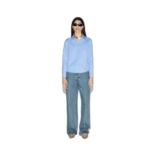 GG Oxford cotton shirt with optical effect