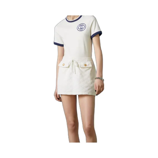 GG cotton jersey skirt