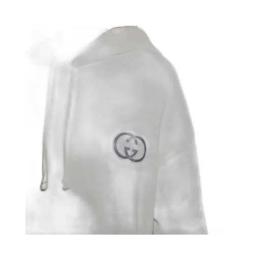 Cotton jersey hooded sweatshirt
