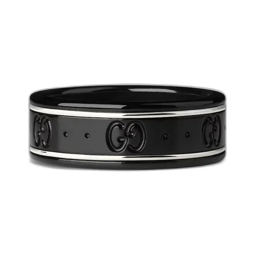 Icon thin band in white gold