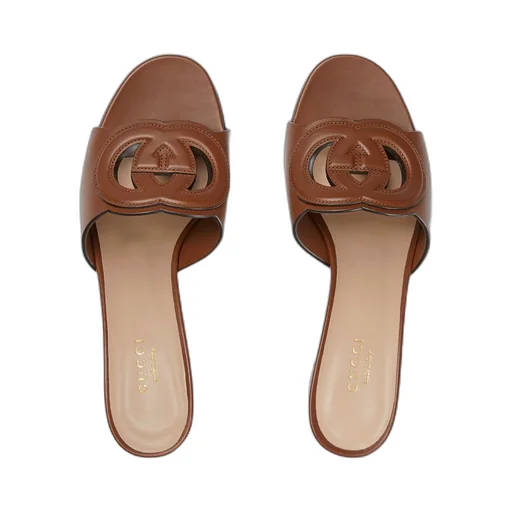 Women's Interlocking G slide sandal