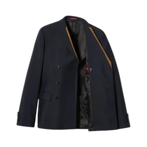 Fitted wool jacket