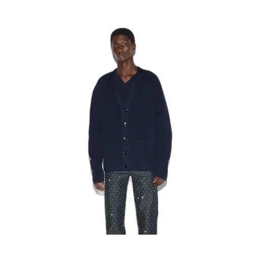 Chunky rib knit cardigan