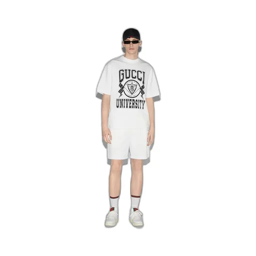 Cotton jersey printed T-shirt
