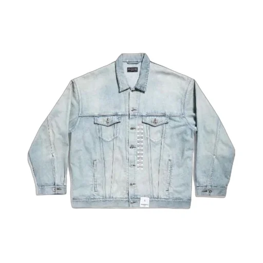 Denim Size Sticker Jacket