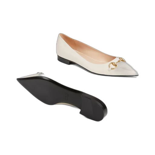 Women's ballet flat with Horsebit
