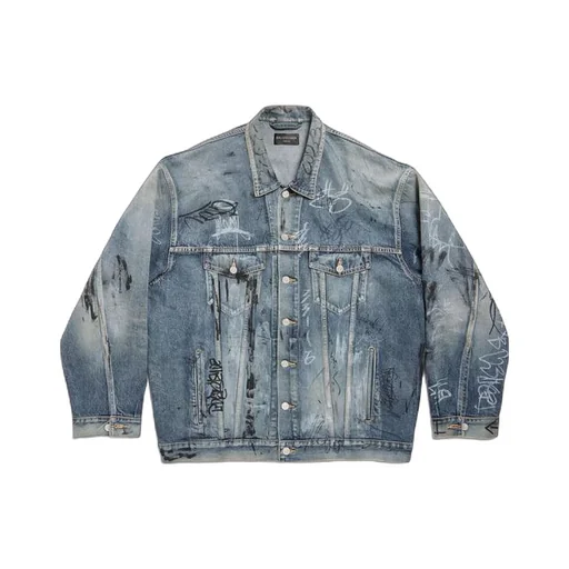 Graffiti Oversized Jacket