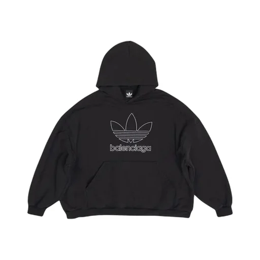 Balenciaga x Adidas Logo Oversized Hoodie