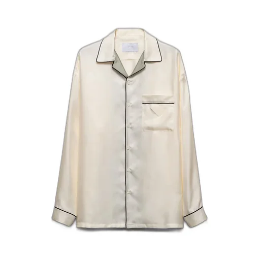 Silk-twill shirt