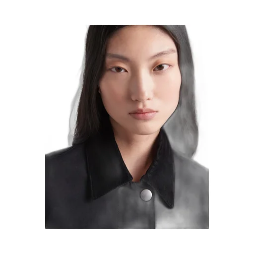 Technical canvas blouson jacket