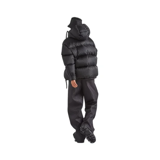 Re-Nylon hooded down jacket