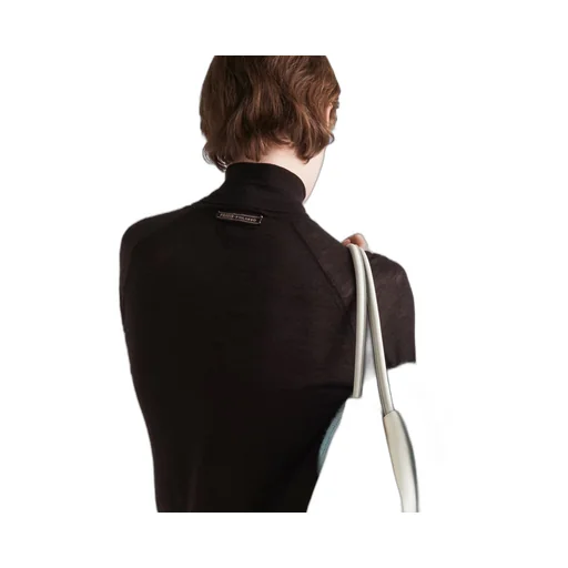Cashmere and silk turtleneck