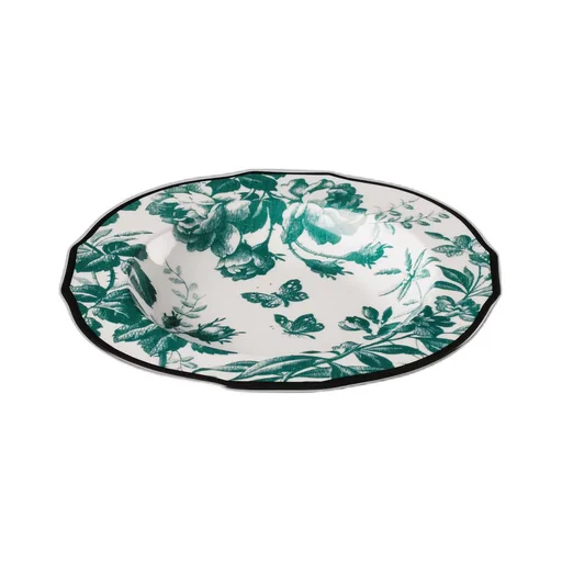Herbarium rim soup bowl, set of two