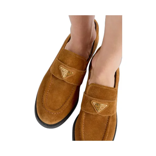 Suede loafers