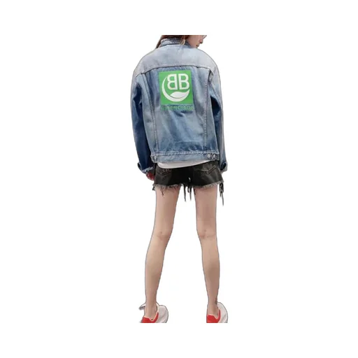 Back Logo Denim Jacket